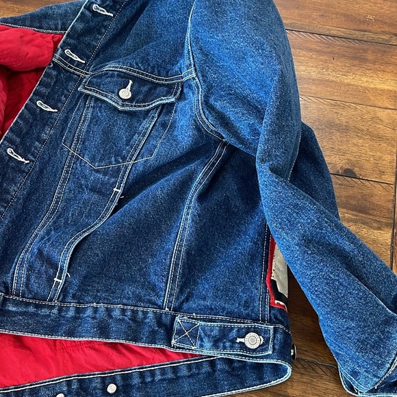 J Galt blue denim quilted jean jacket Tokio Japan size small - Picture 16 of 16